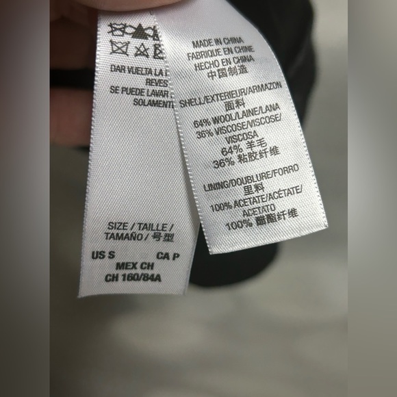 Juicy Couture black wool blend coat. Size small‎ - Picture 8 of 10